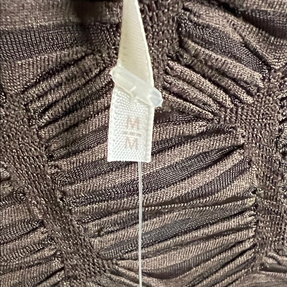 Free People Textured Long Sleeve Open Back Dress in Brown - Picture 3 of 11